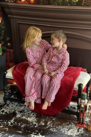 Girls Candy Cane Long Set - Pre-order